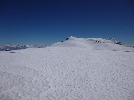 Pic de Bure dans le rétro.