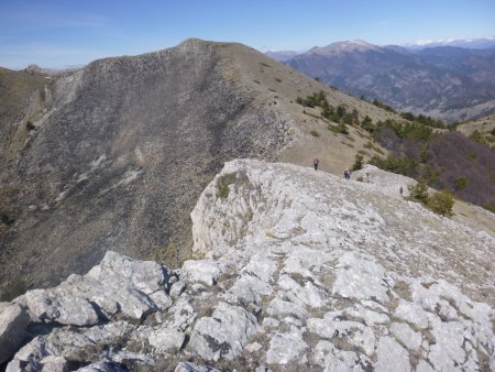 On poursuit sur la magnifique crête du Pré de l’Evêque