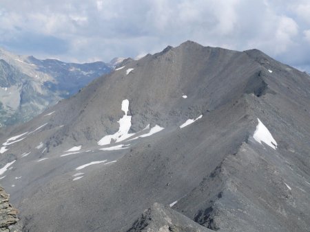 Pointe de Paumont depuis le sommet.