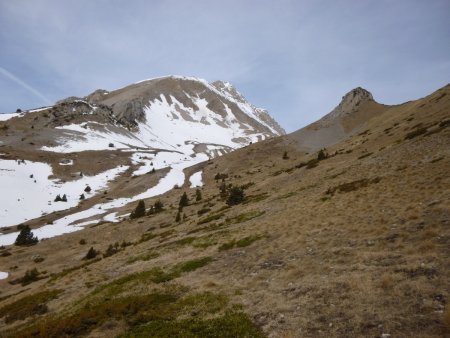 Montée vers la crête du Vallon.