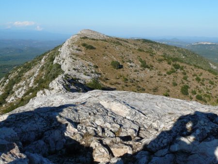 Au sommet du Joug de l’Aigle, vue sur le Signal des Béguines.