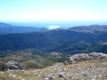 Lac de Sainte-Croix depuis le Grand Mourre.