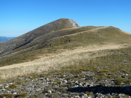 Montée finale au Mourre de Chanier.