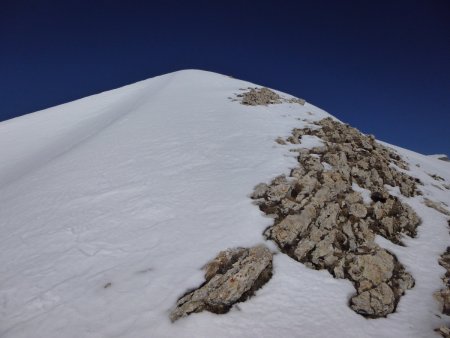 Sur la crête.