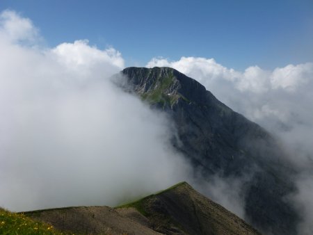 L’unique vue du Pécloz de la journée !