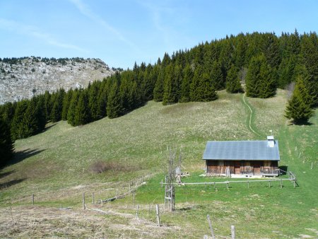 Le chalet du col de la Balme.