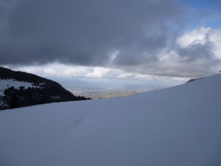 Première vue sur la vallée