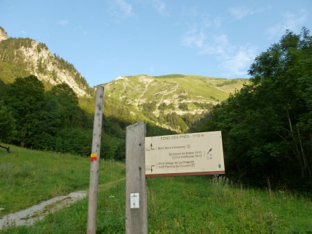 Retour sur la piste à Fond des Prés face aux Arces.