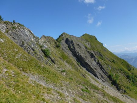 L’arête que l’on va parcourir.