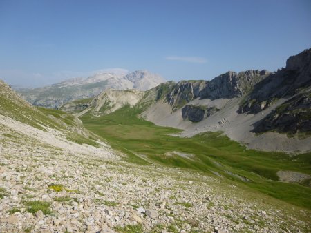 Descente du pierrier.