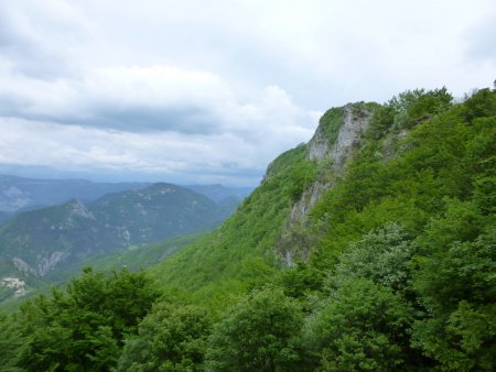 Vue de la montée.