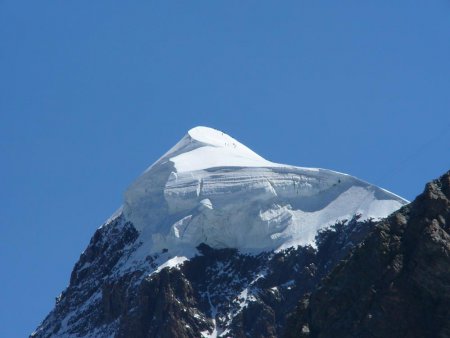 Le Breithorn et ses alpinistes