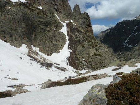 Seul quelques irréductibles continuent vers le lac de Capitello