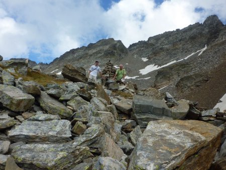 Cairn d’accueil du lac Glacé