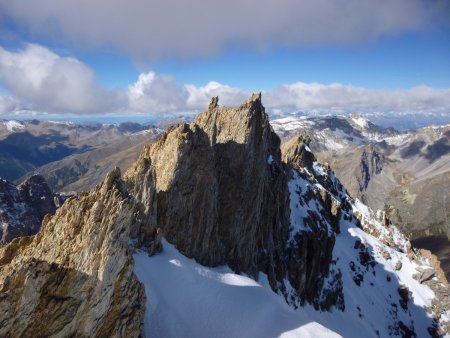 La crête sommitale.