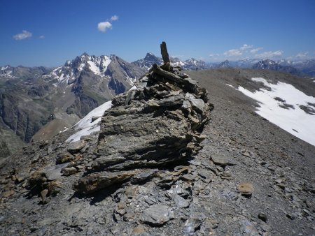 Arrivée au sommet central (3155m)