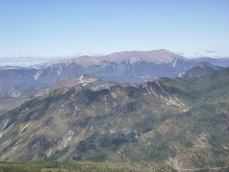 Vue sur la ligne de crête du Blayeul