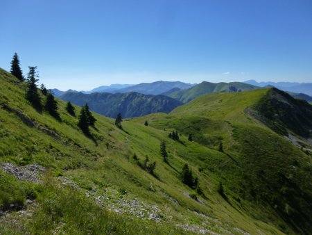 Le collet d’accès au Parjis Clos.