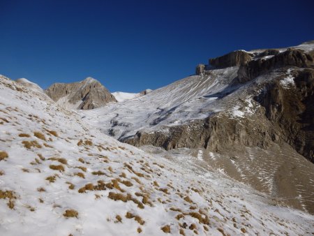 Regard vers le col de Lapras : la Cavale fait son apparition