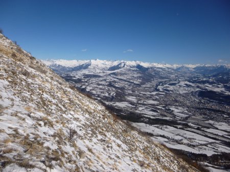 Vue sur le sud des Ecrins.