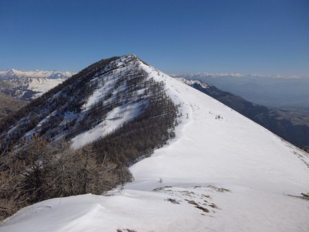 Descente sur le col des Roux.