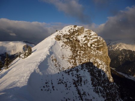 Pic de l’Aigle, versant ouest.