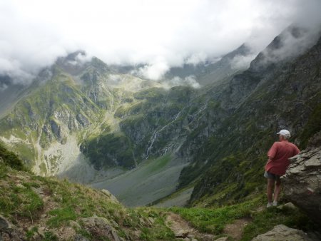 Col de la Sitre (2120m) - Vue sur Jean Collet et le Col de la Mine de Fer