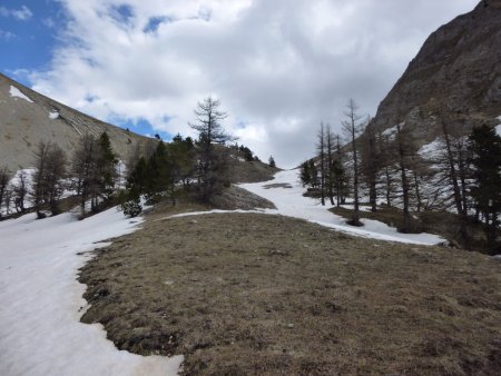 Montée au col de Plate Contier.