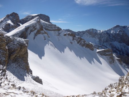 Le passage emprunté d’en haut.