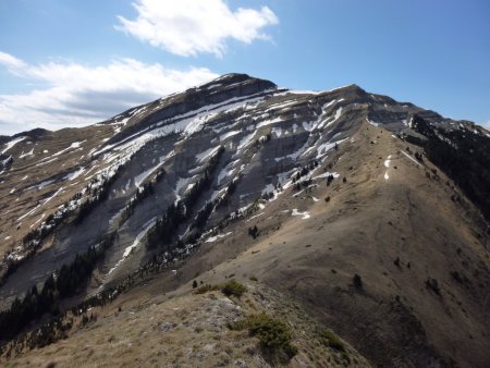 L’arête nord vue de Serre des Œufs.