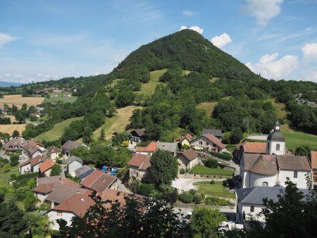 Chaumont et le Vuache vus de la butte.