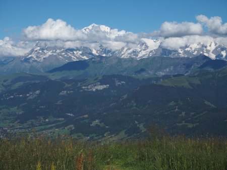 Val d’Arly et mont Blanc