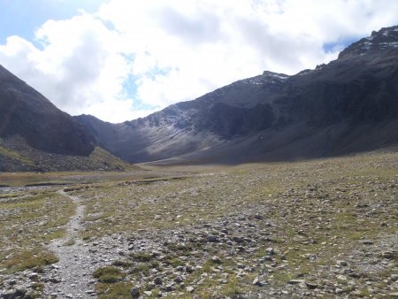 Le vallon de Chabrière qui s’élargit