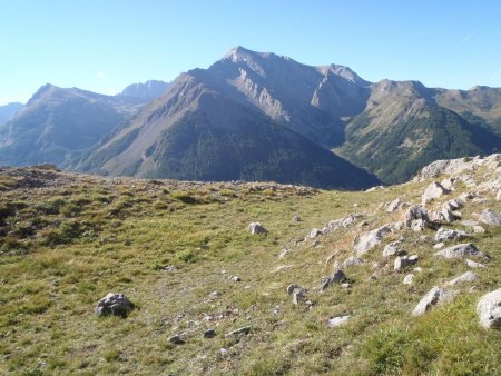 Vue sur le Cimet (3020m)