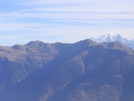 Le Mont Mirantin et le Mont Blanc