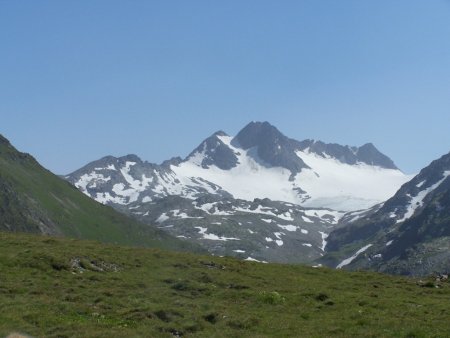 Cime du Grand Sauvage et le glacier de Saint Sorlin