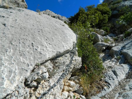 Autre (petit) passage équipé.