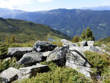 Vue sur le lac du Léat