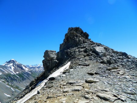 Sur l’arête de la Pointe de la Réchasse.