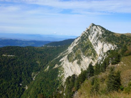 Vue arrière : la falaise