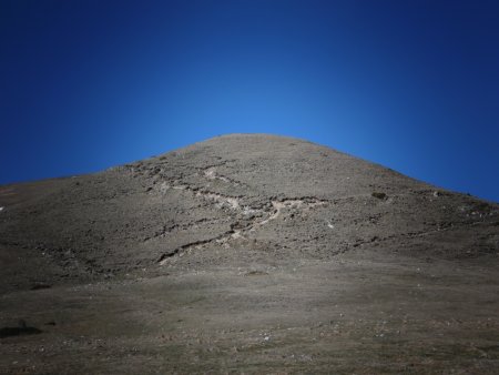 Le sommet vu du Col du Sénépy