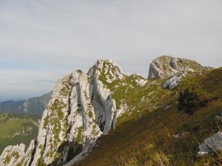 Montée vers la Lance Sud