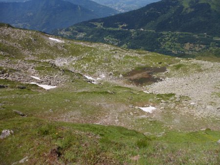 Du sommet, regard sur le lac