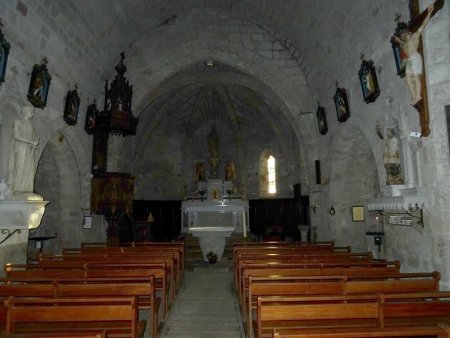 Intérieur de l’église.