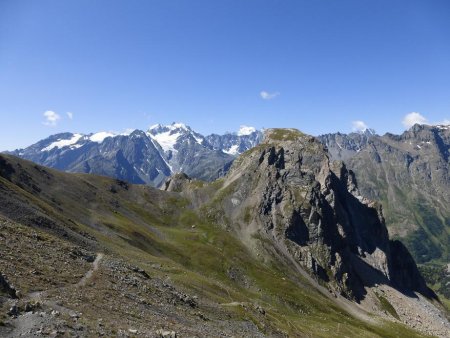 Vue du sommet du col du Chardonnet