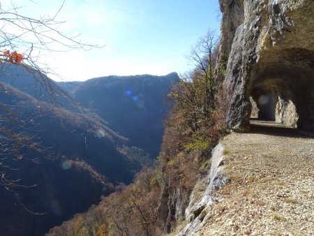 Tunnels de la voie de chemin de fer