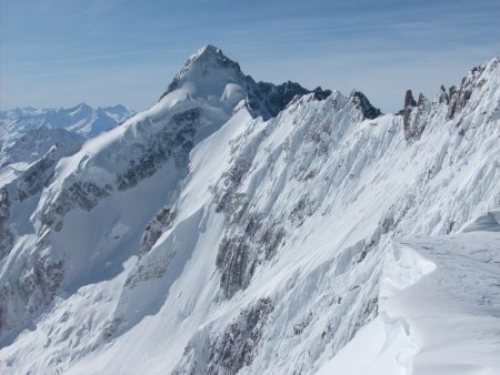 Vue du col sur le Mont Dolent