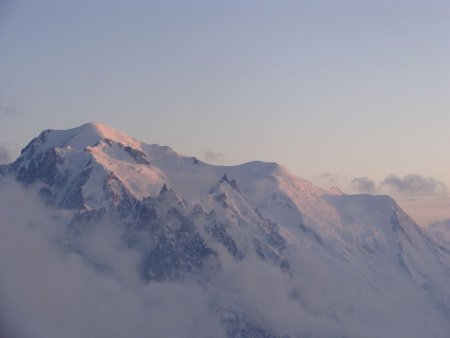 Zoom sur le Mont Blanc