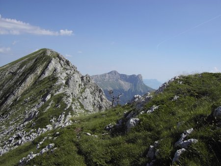 Sommet de Malaval et son couloir final