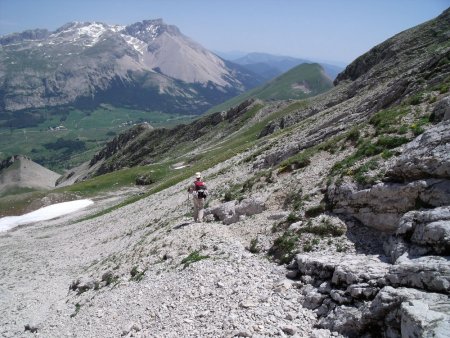 Direction la Crête de Pré Galoche